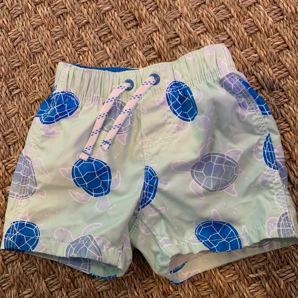 Baby Gap swim trunks, 6-12M